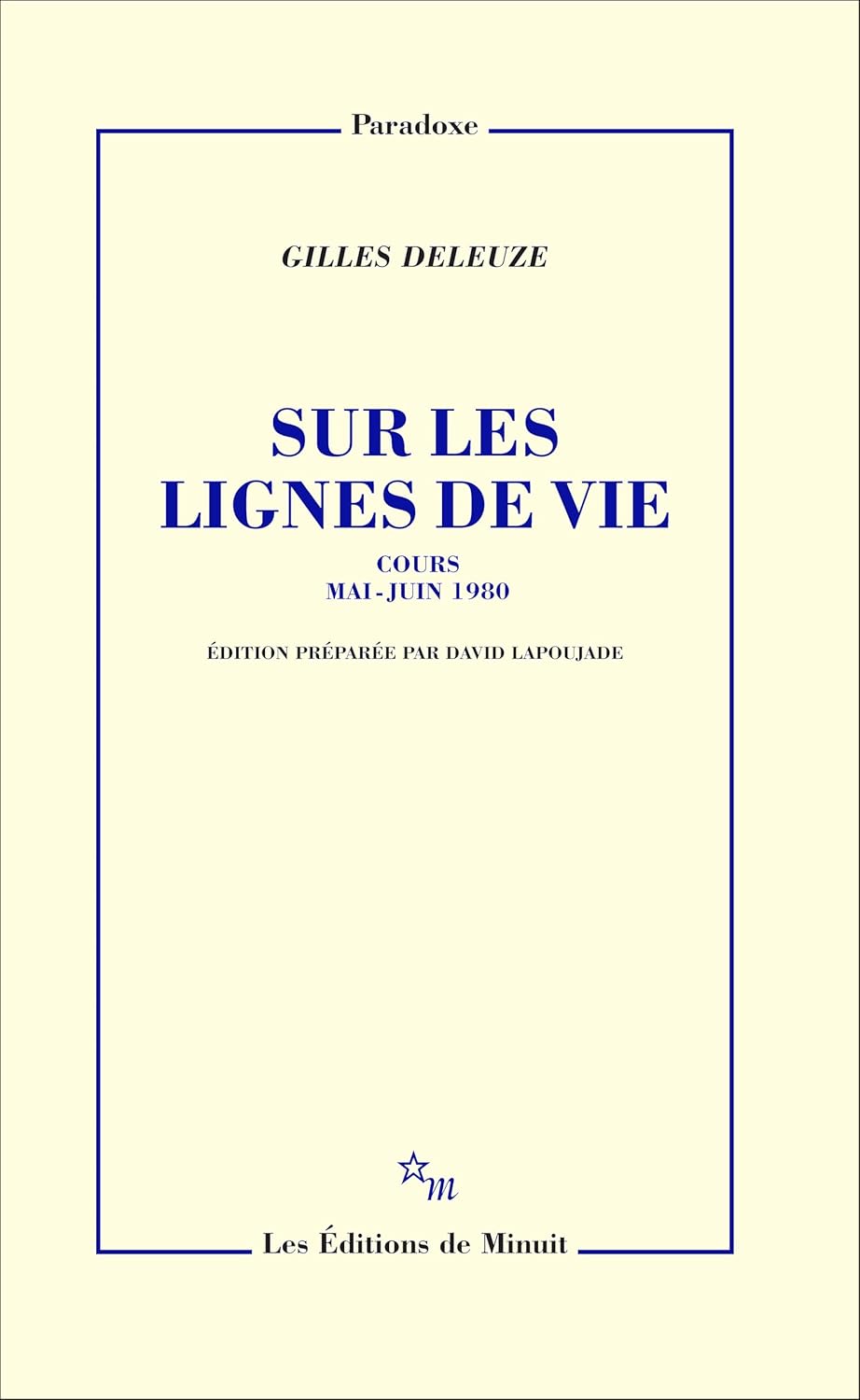 gilles deleuze cours sur les lignes de vie